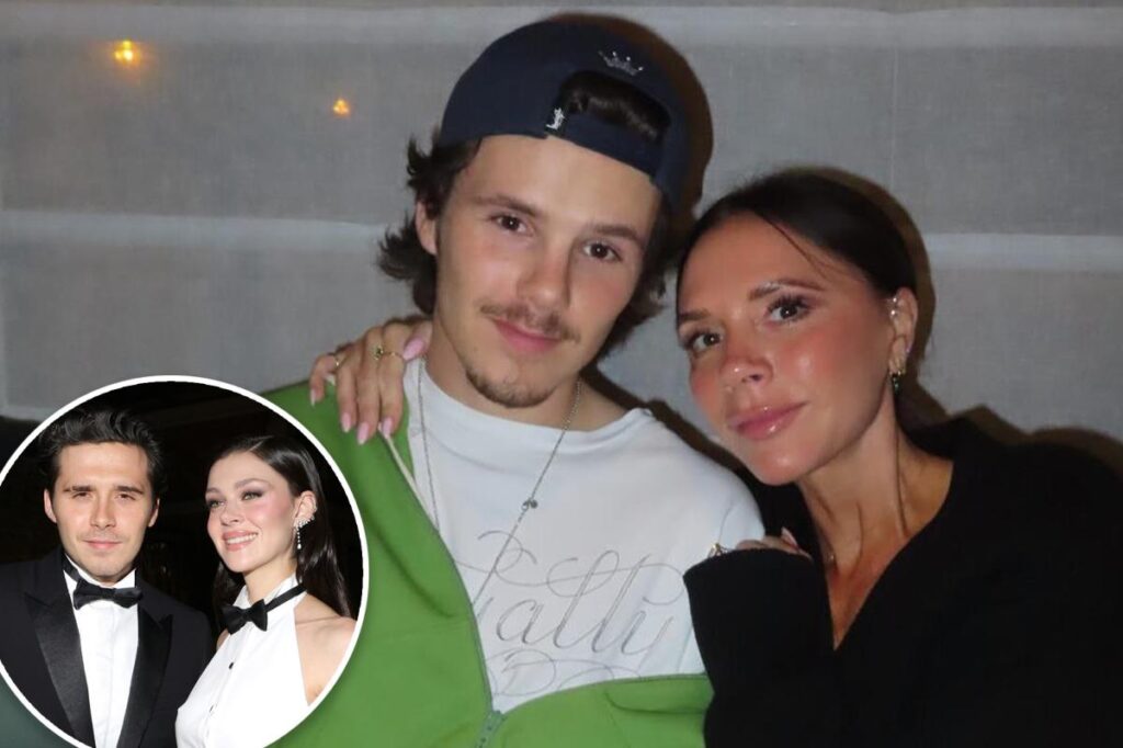 Cruz Beckham pokes fun at mom Victoria’s ‘inappropriate’ dancing at Brooklyn’s wedding