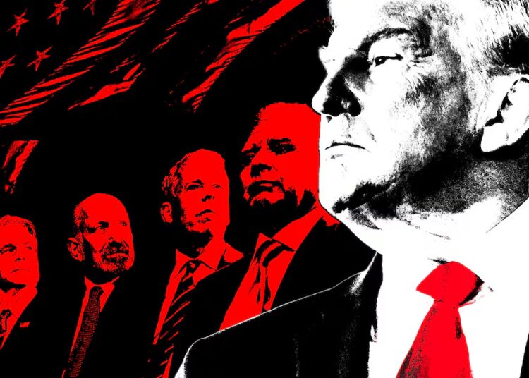 Opinion: Mumbling, Menacing Trump Turns Davos Into a Mafia Den