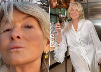 Martha Stewart, 84, ditches makeup and slips into sexy lingerie for morning glow-up
