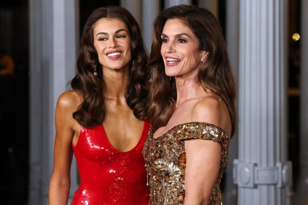 Kaia Gerber reveals nude photos of mom Cindy Crawford lined the walls of her childhood home