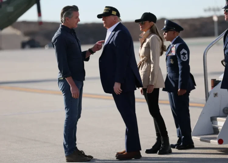 Gavin Newsom’s Press Office mocks Trump with two word statement after president’s meltdown