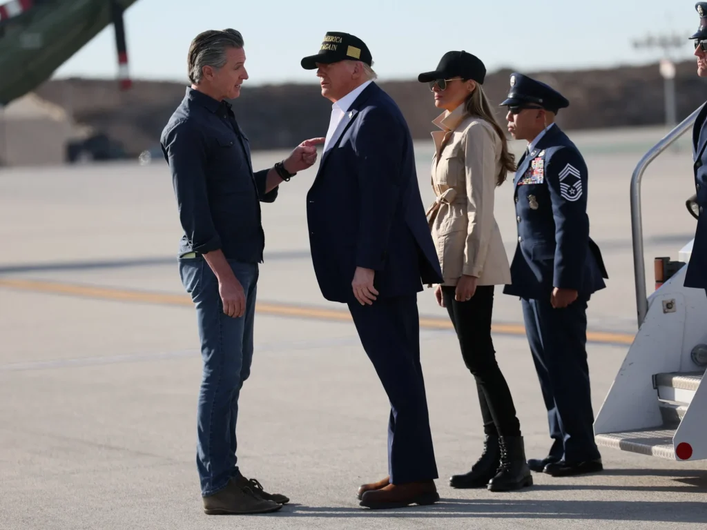 Gavin Newsom’s Press Office mocks Trump with two word statement after president’s meltdown