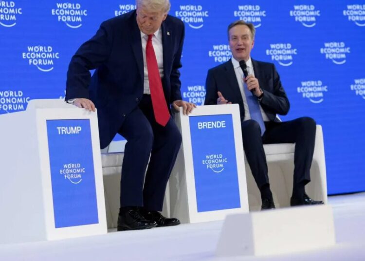 Trump’s physical ‘decline’ said to be made clear in Davos: ‘Like Frankenstein’s monster’