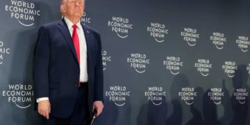 ‘Eleven years of this’: Swing-state Republican shrugs off Trump’s Davos ‘pandemonium’