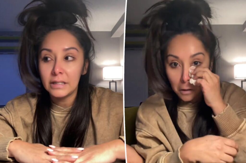 ‘Terrified’ Nicole ‘Snooki’ Polizzi breaks down in tears as she reveals ‘scary’ cancer news