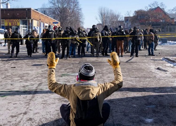Photos of Minneapolis Protests As City Erupts in Anger Over Killing By Federal Agent