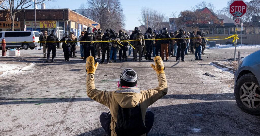 Photos of Minneapolis Protests As City Erupts in Anger Over Killing By Federal Agent