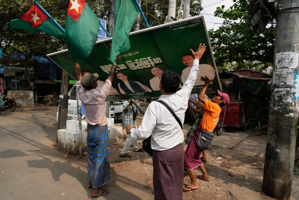 Myanmar’s military choreographs an election, with Beijing’s help