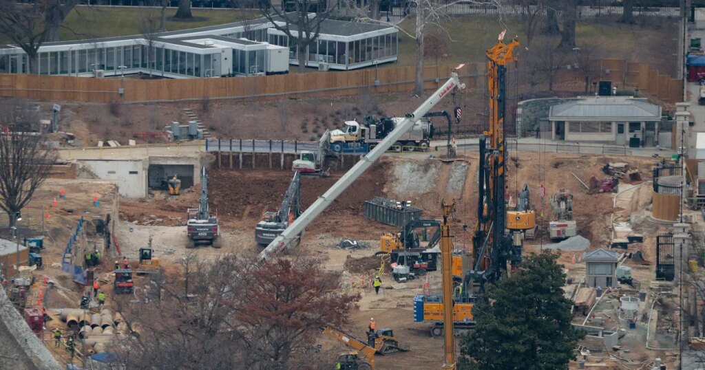 Trump Building Top Secret Installation Under East Wing