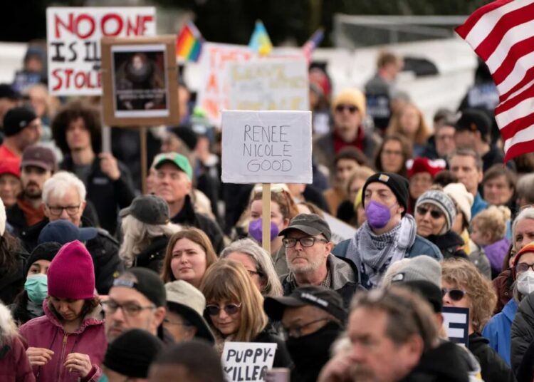 ‘ICE out!’ Tens of thousands take to the streets nationwide to push back on Trump admin