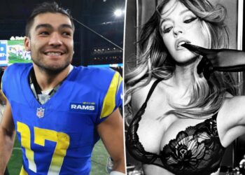 NFL star shoots hit shot with Sydney Sweeney after she launches racy lingerie line