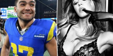 NFL star shoots hit shot with Sydney Sweeney after she launches racy lingerie line