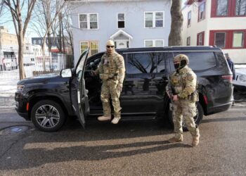 Internet rages over ‘horrifying’ video of agents walking in front of car with guns drawn