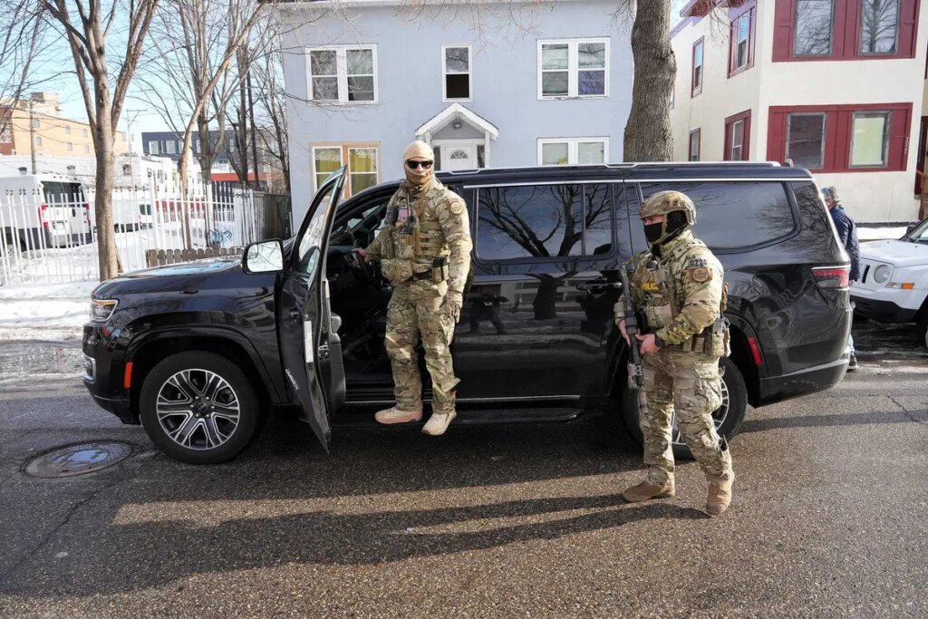 Internet rages over ‘horrifying’ video of agents walking in front of car with guns drawn