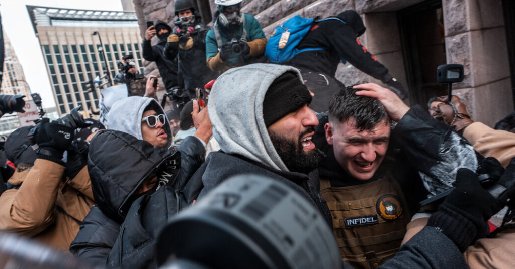 Conservative Influencer Chased From Minneapolis Streets by Counterprotesters