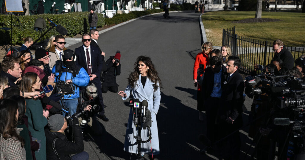 Noem Denies Use of Chemical Agents in Minnesota, Then Backtracks