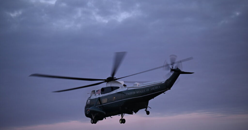 Man Acquitted of Shining a Laser at Marine One With Trump Aboard