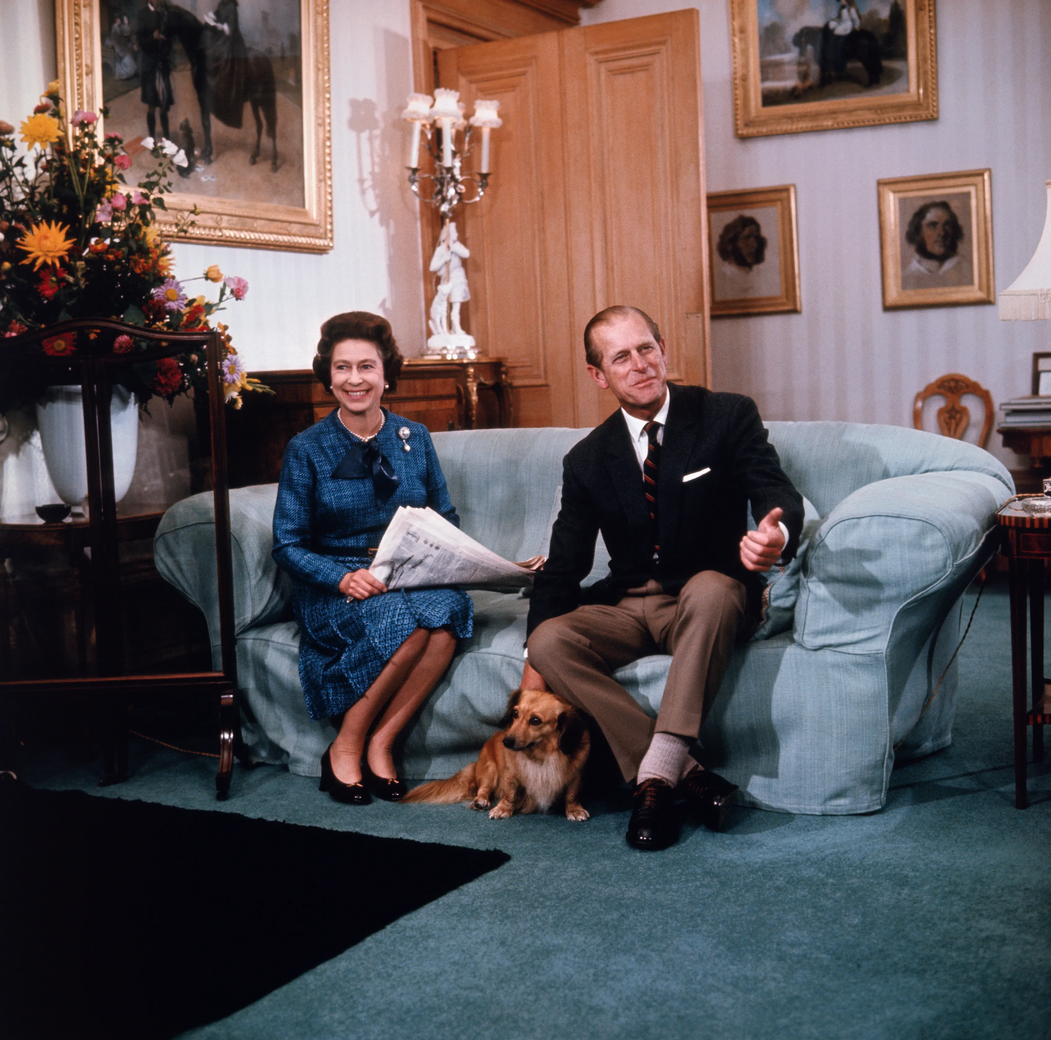Queen Elizabeth II and Prince Philip.
