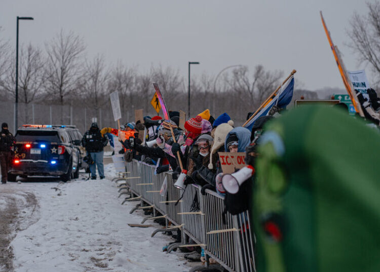 Protest at Minnesota Church Service Adds to Tensions Over ICE Tactics