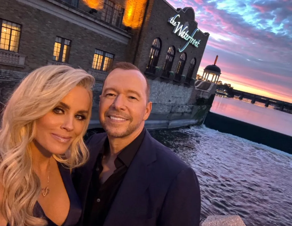 Jenny McCarthy and Donnie Wahlberg at Hotel Baker.