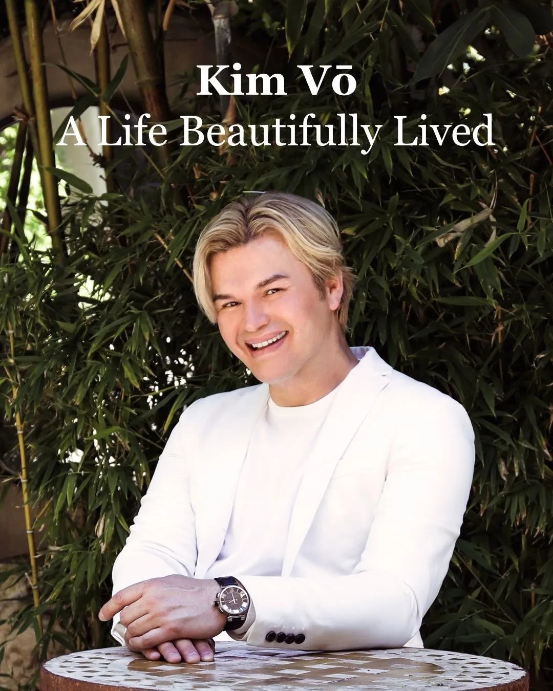 Kim Vo smiling with text 