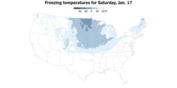 Snow Is Expected in the Southeast as Arctic Air Barrels In From Canada