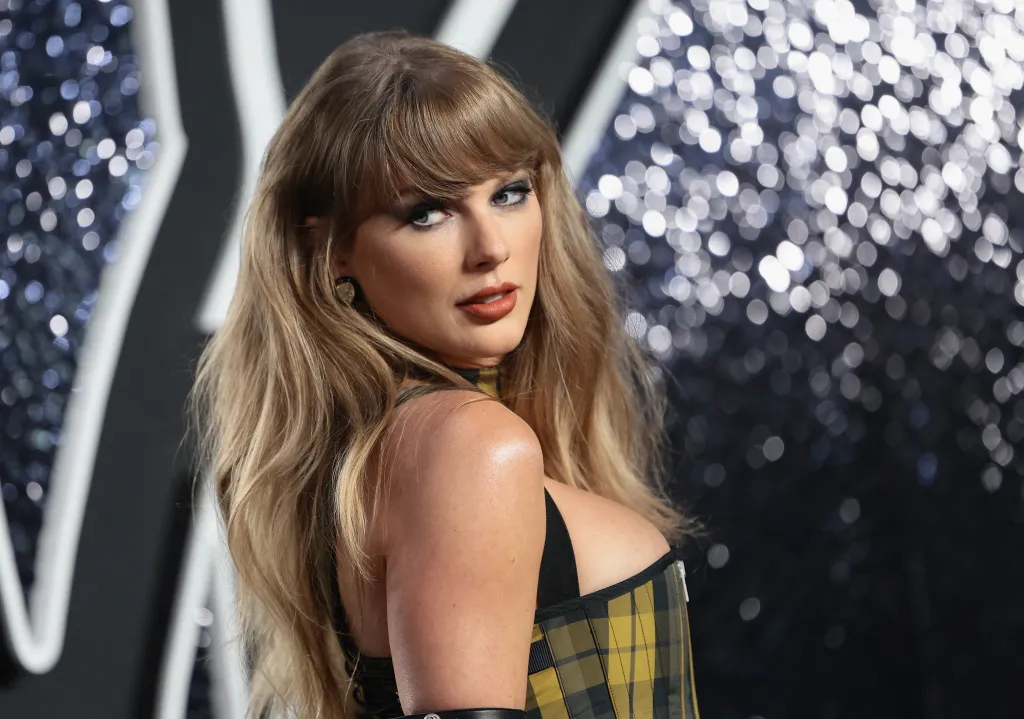 Taylor Swift attends the 2024 MTV Video Music Awards at UBS Arena on September 11, 2024 in Elmont, New York.