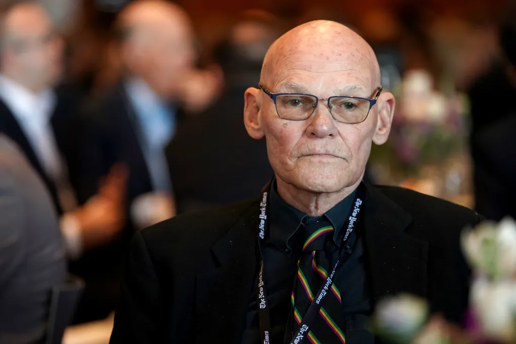 James Carville attends The New York Times DealBook Summit 2025.