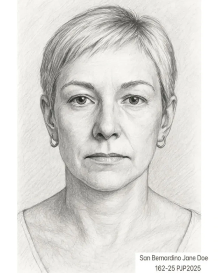 Illustration of Aryan Papoli in a police sketch.