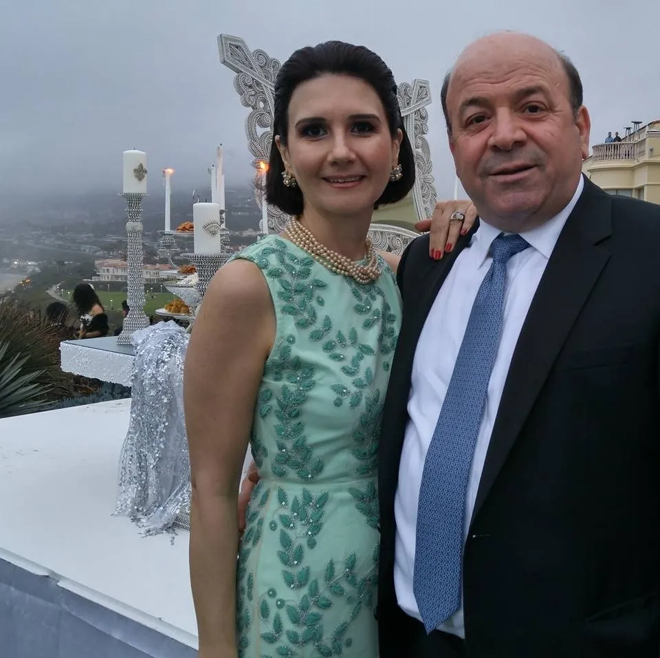 Aryan Papoli and her husband Gordon Abas Goodzari.