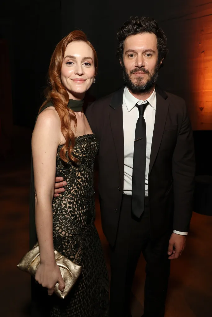 Leighton Meester and Adam Brody attending the 2025 SAG Awards Post-Awards Gala.