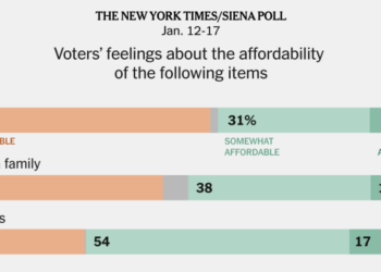 Voters See a Middle-Class Lifestyle as Drifting Out of Reach, Poll Finds