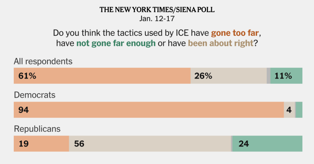 Voters Are Split on Deportations but Disapprove of ICE, Poll Finds