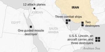 Where the U.S. Is Building Up Military Force Near Iran