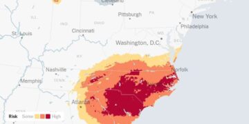 A Blizzard at the Beach? Carolinas Prepare for a ‘Quite Unusual’ Weekend Forecast.