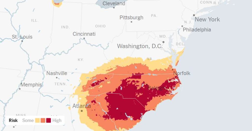 A Blizzard at the Beach? Carolinas Prepare for a ‘Quite Unusual’ Weekend Forecast.