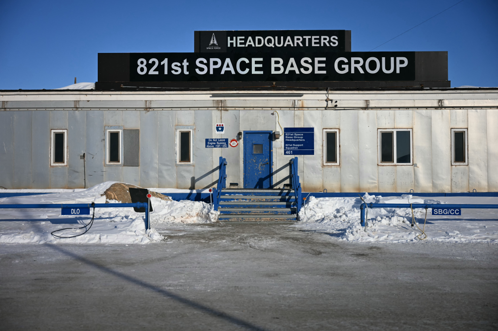 Headquarters of the 821st Space Base Group in Greenland.