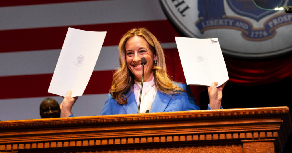 On Day 1, Mikie Sherrill Focuses on Utility Costs and Children’s Safety