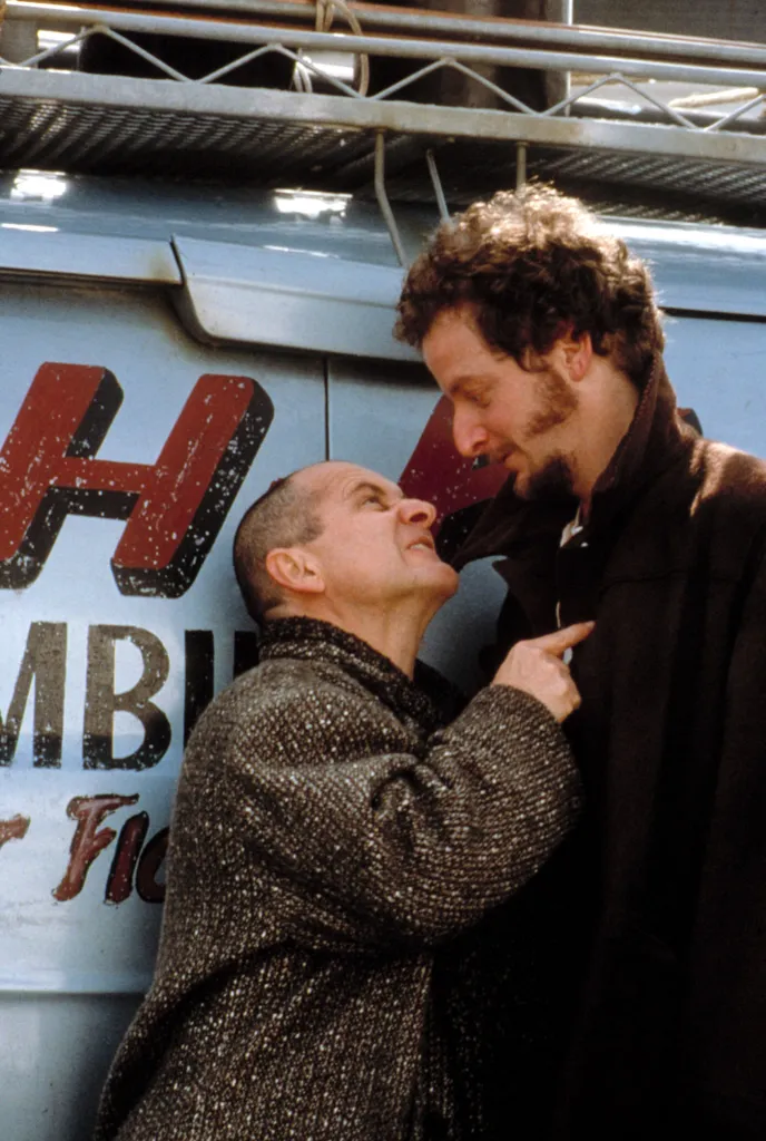Joe Pesci and Daniel Stern in a scene from 