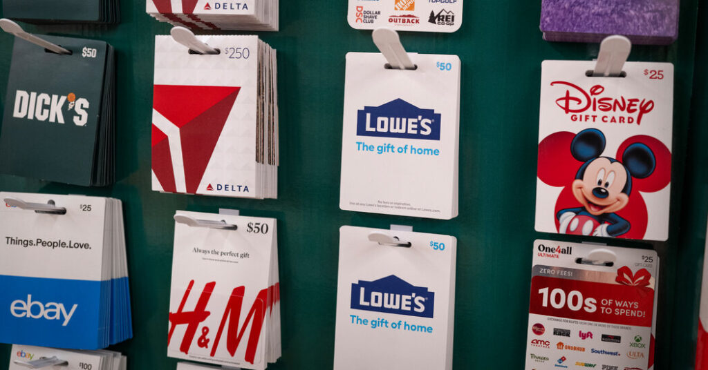 New Yorkers Have Failed to Spend $55 Million in Gift Cards