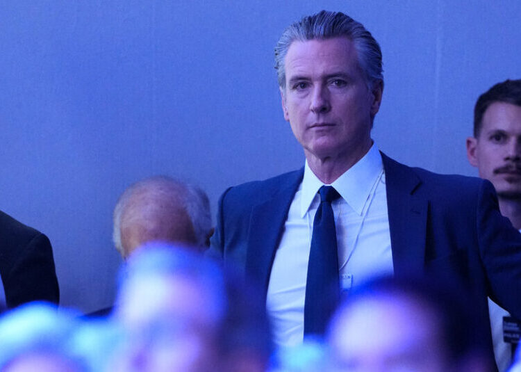 Newsom Says He Is Blocked From Entering U.S. Pavilion at Davos