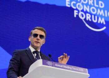 Why Was Macron Wearing Sunglasses in Davos?