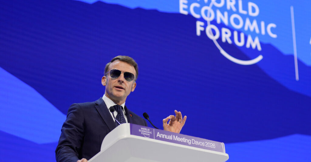 Why Was Macron Wearing Sunglasses in Davos?