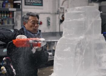 The Exacting, Ephemeral Art of Ice Carving
