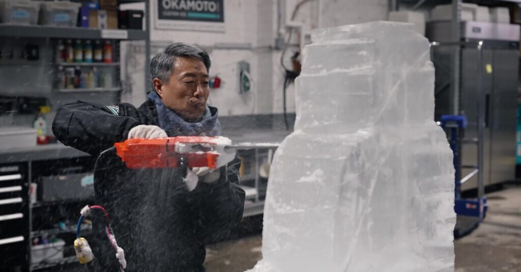 The Exacting, Ephemeral Art of Ice Carving