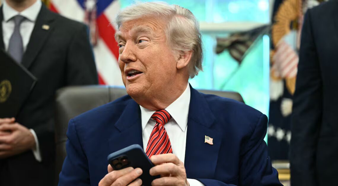 Trump Has Been Secretly Texting His Favorite Dem