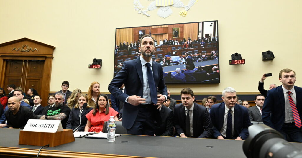 Jack Smith Defends Trump Investigations Before Lawmakers