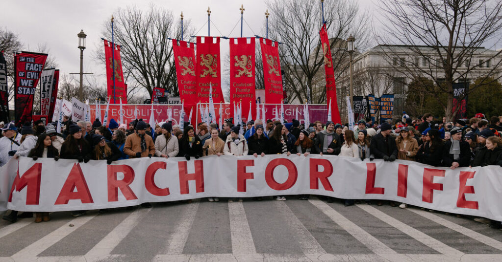 Anti-Abortion March Brings Thousands to D.C., and a Sense of Frustration