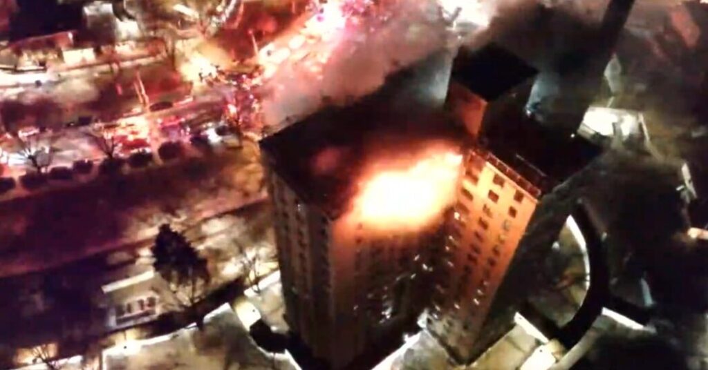 1 Killed and 14 Injured in Fire at Bronx Apartment Building