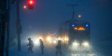 Winter Storm Pummels Toronto With Near-Record Snowfall
